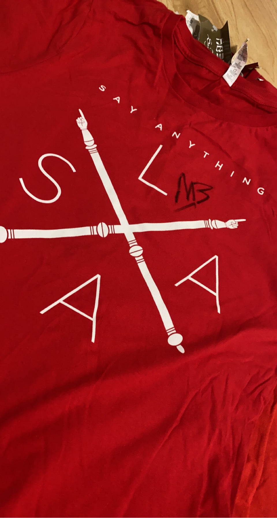 Ladies SA/LA Say Anything Signed Tshirt
