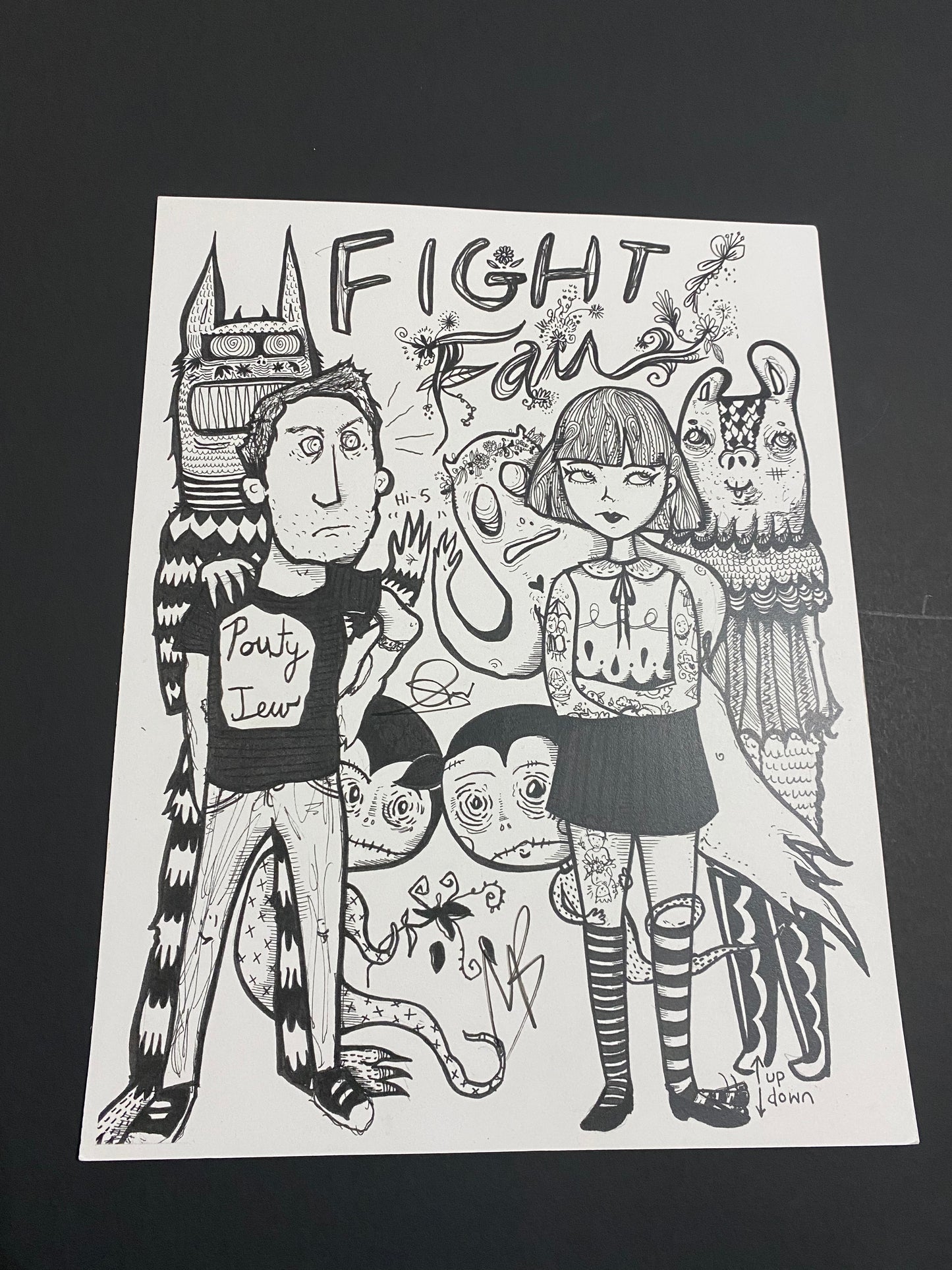 Perma Fight Fair Signed Print